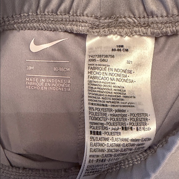 Nike Baby Girl Pink and Gray Tracksuit 18 Month - Picture 7 of 13